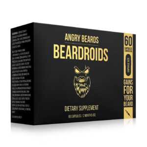 Angry Beards Vitamíny na podporu růstu vousů Beardoids (Dietary Supplement) 60 kapslí
