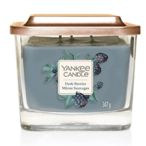 Yankee Candle Aromatická svíčka střední hranatá Dark Berries 347 g