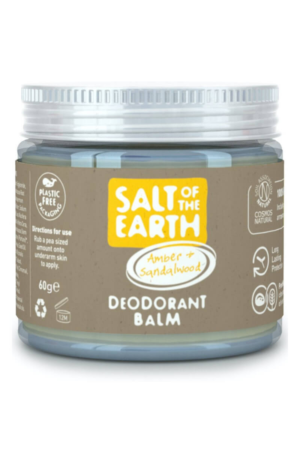 Salt Of The Earth Přírodní minerální deodorant Amber & Sandalwood (Deodorant Balm) 60 g