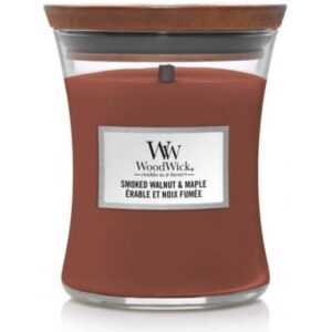 WoodWick Vonná svíčka váza střední Smoked Walnut & Maple 275 g
