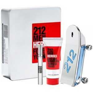 Carolina Herrera 212 Heroes - EDT 90 ml + sprchový gel 100 ml + EDT 10 ml