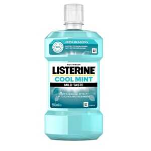 Listerine Ústní voda bez alkoholu Zero - Coolmint Mild Taste 500 ml