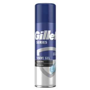 Gillette Čisticí gel na holení s dřevěným uhlím Charcoal (Cleansing Shave Gel) 200 ml