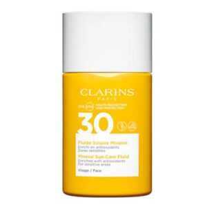 Clarins Opalovací fluid na obličej SPF 30 (Mineral Sun Care Fluid) 30 ml